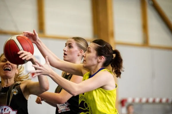 basketball game action shot